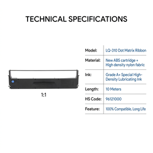 LX310 <span class=keywords><strong>LQ310</strong></span>ของ EPSON ใช้ได้กับ LQ300KH LQ520K S015634 S015641ตลับริบบิ้นสำหรับเครื่องพิมพ์ Dot Matrix - Product Image 3