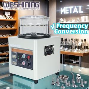 Mini Magnetischer Trommelpolierer für Metalloberflächen Mags Schmuckpolierer Trommelbehälter Schmuckpoliermaschine für Aluminium Edelstahl - Product Image 2