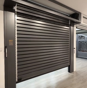 Suministro de fábrica Puertas de garaje automáticas de aluminio de alta calidad Villa de lujo Supermercado Oficina Puerta de puerta de estacionamiento - Product Image 3