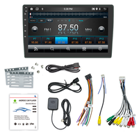 Autoradio BQCC 2Din 10" Android 13 Quad Core sans Fil Carplay WIFI GPS BT USB Mirrorlink pour Renault Clio 4 2013-2018