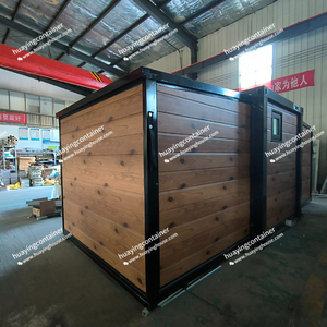 10英尺模块化可扩展木制集装箱房屋扁平包装，用于中国制造的别墅酒店公寓医院的客人住宿 - Product Image 2