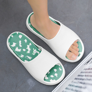Pantuflas para Hombre y Mujer, Blancas, Antideslizantes, con Suela Gruesa, Sandalias para Exteriores, Zapatos de Inyección, Chanclas de Ocio para Adultos YB 2666 - Product Image 2