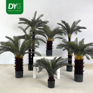 Planta Artificial de Cycas Revoluta, Ecológica, Duradera, Realista, sin Mantenimiento, en Maceta, para Centros Comerciales e Interiores - Product Image 1