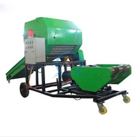 Petite presse à ensilage Presse à ensilage domestique Machine à briqueter à compression le fourrage le maïs la paille le blé