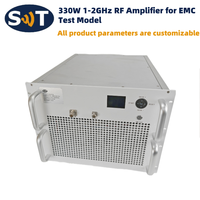 Amplificateur de puissance RF 1-2 GHz 330 W à montage en rack, 19 pouces 8U, gain de 55,5 dB pour les tests EMC