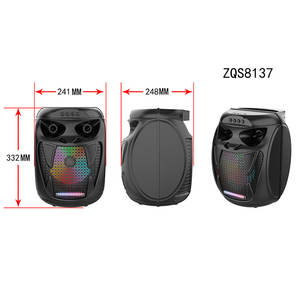 Altavoz inalámbrico Led para escenario, dispositivo de amplificación de graves, con Subwoofer, para DJ, fiesta, Karaoke, <span class=keywords><strong>15W</strong></span>, RGB - Product Image 4