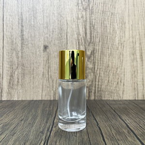In Stock B011-20ml Portable Transparent Round Glass Perfume <b>Bottle</b>/Refill <b>Bottle</b>/<b>Spray</b> <b>Bottle</b>/Press <b>Empty</b> <b>Bottle</b> - Product Image 2
