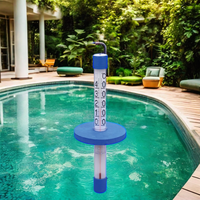 Thermomètre PP/PPS à grande échelle Flotteur de piscine Nouveau design pour le spa et la natation Accessoires de piscine