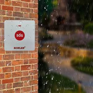 نظام إنذار طوارئ لاسلكي MHz مقاوم للماء زر استدعاء SOS لكبار السن تنبيه طبي جهاز أمان شخصي - Product Image 2