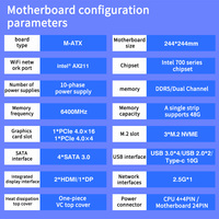 Conjunto de Computadora de Escritorio ERYING DIY para Core I9 14900HX 24C32T, RAM DDR5, LGA 1151, Nuevo, 7nm, 2.2GHz, 32MB de Caché L2, Virtualización de 64 bits