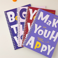 Élégant Journal en spirale Depai A5 personnalisable-Rapport qualité-prix Belle couverture de carte blanche-Idéal pour une utilisation quotidienne et l'organisation