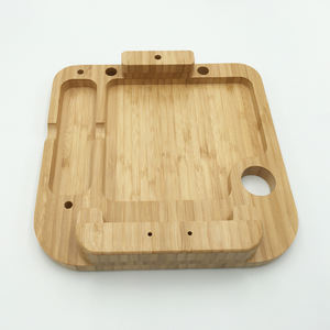 Support de téléphone portable, <span class=keywords><strong>tablette</strong></span> en bois <span class=keywords><strong>massif</strong></span>, en bambou, à noyer noir, personnalisé, pour paresseux, iPad - Product Image 3