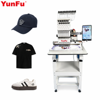 Machine à broder informatisée à tête unique 15 aiguilles, 1200 tr/min, qualité durable, pour la production de t-shirts et les entreprises à domicile – Stock USA