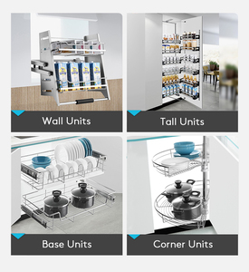 Topcent Cabinet Large Capacity Magic <strong>Corner</strong> Pull Out Basket Soft Close Magic <strong>Corner</strong> Pantry Organizer Kitchen <strong>Storage</strong> - Product Image 6