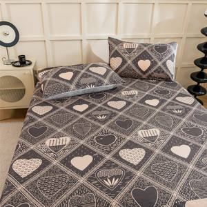 Commercio all'ingrosso 1800 filo di lusso egiziano microfibra lenzuolo stampato floreale Super morbido profondo tasca 4 pezzi Home Hotel - Product Image 6