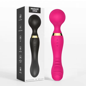 Bon prix Silicone Double tête AV baguette masseur G Spot <span class=keywords><strong>gode</strong></span> vibrateurs pour femmes sex toys pour femme Autres produits de massage - Product Image 5