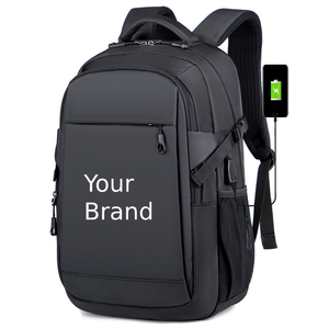 Custom Logo Outdoor Office Design Sports Oxford <strong>Black</strong> <strong>Man</strong> Usb Waterproof Bagpack Back Pack Design School Laptop Bag <strong>Backpacks</strong> - Product Image 2