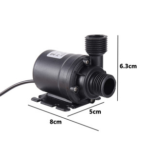 Mini Bomba de Agua Ultra Silenciosa DC 12V/24V Bomba Sumergible con Motor sin Escobillas para Jardín, <span class=keywords><strong>Estanque</strong></span>, Fuente, Acuario y Pecera - Product Image 2