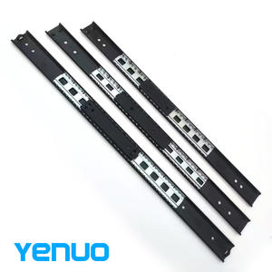 Yenautomotive otomotiv otomatik kanepe koltuk sürgülü ray-47mm ağır kalınlaşmış 2 bölüm dahili teleskopik itme-çekme rayı - Product Image 1