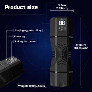 2.23 lb marrone più succhiare vibrazione modalità di stimolazione del pene giocattolo regalo di coppia <span class=keywords><strong>per</strong></span> la masturbazione maschile tasca figa coppetta - Product Image 6