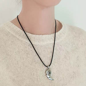 Collana con Ciondolo a Forma di Cuore, Design Geometrico Magnetico, Collana con Ciondolo '<span class=keywords><strong>Ti</strong></span> <span class=keywords><strong>Amo</strong></span>' per Coppie, Gioielli di Moda per Donne - Product Image 2
