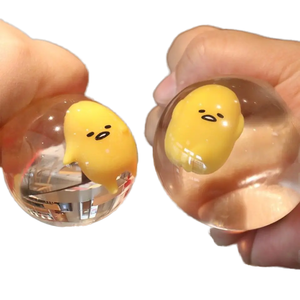 SYH510 Anti-Stress Egg Decompression <b>Squishy</b> Stress Ball Fidget Toy for Boys & Girls Ages 0-24 Months Made of Plastic - Product Image 2