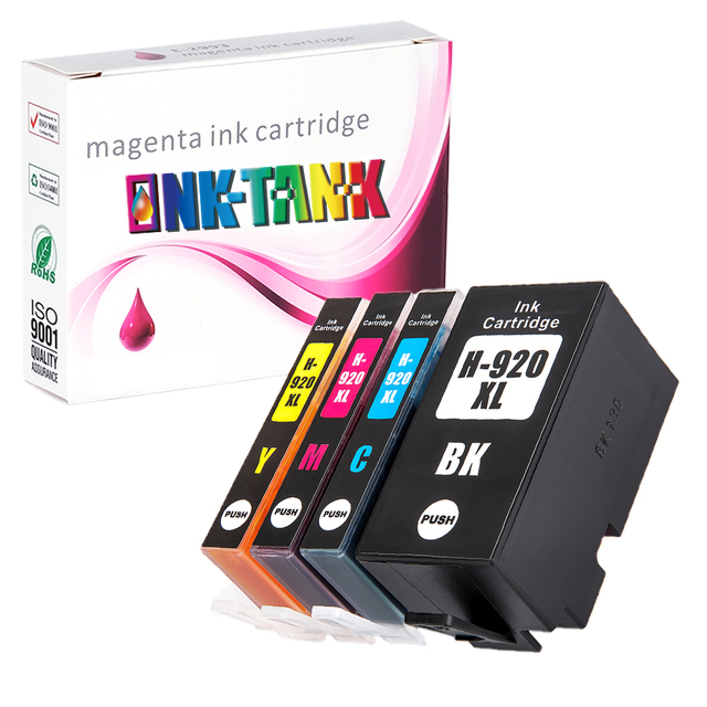 INK-TANK 920 XL 920XL Premium Color Compatible InkJet Ink Cartridge for HP920 for HP Officejet 6000 6500 6500A 7500A Printer