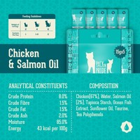 Paquet de valeur de pâte compressible pour chat Bouillon de thon au poulet Mélange de fruits de mer Enrichi en vitamine E