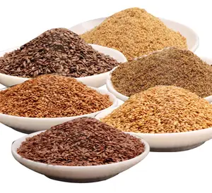 Vente en gros, graines de lin de bonne qualité, séchées, couleur marron, 500g, graine naturelle