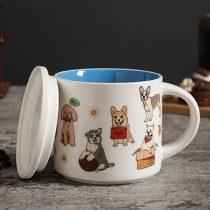 Mug en céramique directement de l'usine, motif chat mignon, design nordique, boîte cadeau, vente en gros - Product Image 4