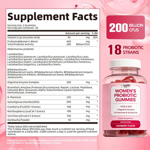Gomitas Probióticas para la Salud Vaginal Femenina 2026, Refuerzo Inmunológico, Suplementos para la Salud Intestinal, Marca Privada - Product Image 3