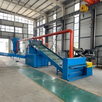 Machine de recyclage du verre laminé usagé, équipement de séparation du film PVB, ligne de production de recyclage du verre pare-brise