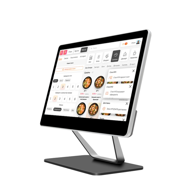 OEM 15.6" Touch Screen Portable Mobile Android Windows Systems Cash Register Machine Terminal Offline NFC Point of Sale System