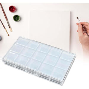 <span class=keywords><strong>Palette</strong></span> à eau transparente Bview Art à 24 trous pour voyage, maintien de la <span class=keywords><strong>peinture</strong></span> <span class=keywords><strong>humide</strong></span>, plateau à <span class=keywords><strong>peinture</strong></span> imperméable, boîte à <span class=keywords><strong>peinture</strong></span> - Product Image 3