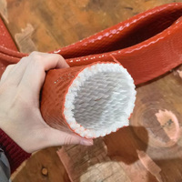 Chinesischer Hersteller Fabrik Silikon-Glasfaser Hydraulikschlauch Hochtemperatur 6mm Feuerschutzschlauch