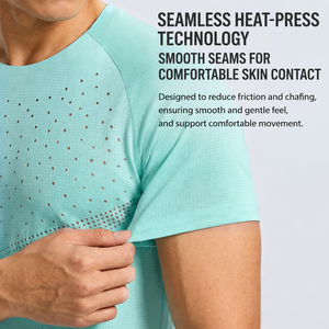 Camisetas de Maratón Personalizadas Ultraligeras con Perforaciones Láser, Camiseta de Running de Malla de Secado Rápido - Product Image 1