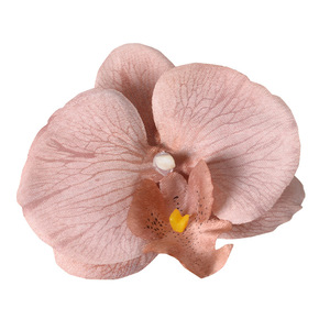 Têtes de fleurs d'orchidées Phalaenopsis en soie, fleurs artificielles haute simulation, décoration de mariage, pinces à cheveux, accessoires de bricolage - Product Image 5