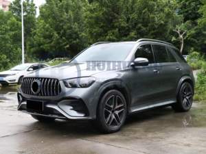 Pare-chocs pour <span class=keywords><strong>Benz</strong></span> 2020-2025 <span class=keywords><strong>GLE</strong></span> W167 Upgrade 2024 GLE53 AMG Kit de carrosserie Pare-chocs avant GT Grille Diffuseur avec échappement Fender Flare - Product Image 3
