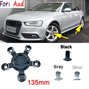 135mm Car Styling Wheel Center Cap Hub Couvre Badge 4F0601165 4F0601165N Pour <span class=keywords><strong>Audi</strong></span> A3 A4 A5 A6 A7 A8 S4 S6 Accessoires - Product Image 2