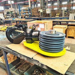 Poulies à crochet simple en acier au carbone robustes pour la construction, 2t, 3t, 5t, 10t - Product Image 5