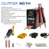 Soudeuse par Points Glitter 801H 19,8KW 3500A, Soudeuse par Impulsions pour Soudage Bout à Bout, pour Batteries, Aluminium, Nickel, Soudage par Points de Batteries Uniques