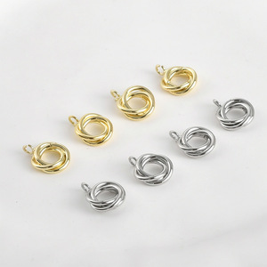 Accessoires plaqués or fin Resoul, pendentifs et breloques <span class=keywords><strong>pour</strong></span> <span class=keywords><strong>la</strong></span> fabrication de bijoux, bracelets et boucles d'oreilles faits main, en gros - Product Image 1