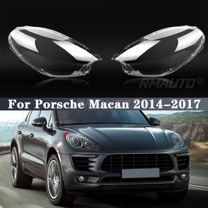 Couvre-phare avant de voiture, lentille transparente, abat-jour en verre, coque de phare pour Porsche Macan 2014 2015 2016 2017 - Product Image 1