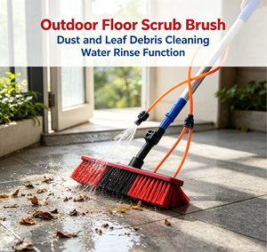 Solar Panel Cleaning <b>Brush</b> Telescopic Water Spray Sweep <b>Brush</b> Photovoltaic Panel Washer Roof Cleaning Tool - Product Image 3