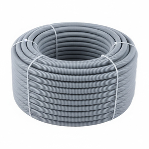 Gaine électrique flexible en plastique de haute qualité, résistante aux flammes, tube flexible fendu noir, conduit flexible non métallique pour câbles - Product Image 1