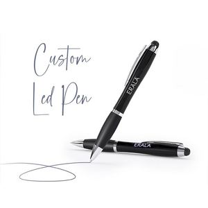 Custom Personality Gift Custom Wholesale Printing logo Plastic Color Multi-functional Advertising Promotion Led <b>Pen</b> - Product Image 1