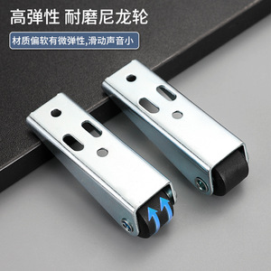 Ruedas Inferiores para Puertas Correderas de Acero Galvanizado con Tornillos para Prevenir la Caída de la Puerta y Brindar Soporte de Elevación - Product Image 4