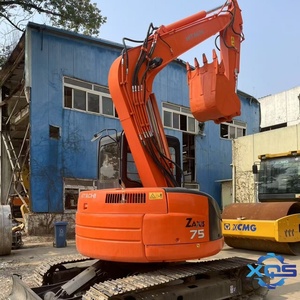 รถขุดตีนตะขาบฮิตาชิ ZX75 มือสอง ขนาด 7.5 ตัน พร้อมเครื่องยนต์ อีซูซุ เกียร์ ปั๊ม PLC และลูกปืน - ราคาถูก - Product Image 3