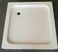 Plateau de salle de bains, base de douche, plateau de salle de bains standard OEM ABS carré blanc