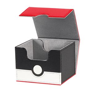 Caja de Cartas Personalizada FX con Capacidad para Más de 100 Cartas, Caja de Cartas TCG Horizontal con Diseño de Pokebola, Compatible con Cartas de Magic the Gathering Commander - Product Image 2